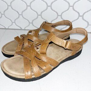 Earth Origins Sellie Strappy Sandal Tan Size 9